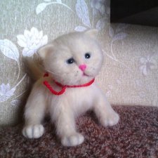 Котики из шерсти