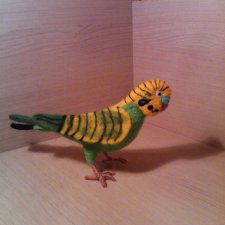 Попугайчики из шерсти