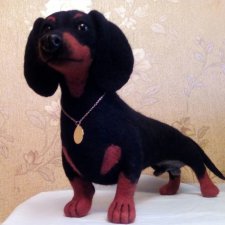 Игрушка-сувенир такса