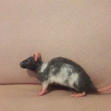 Крыса из шерсти