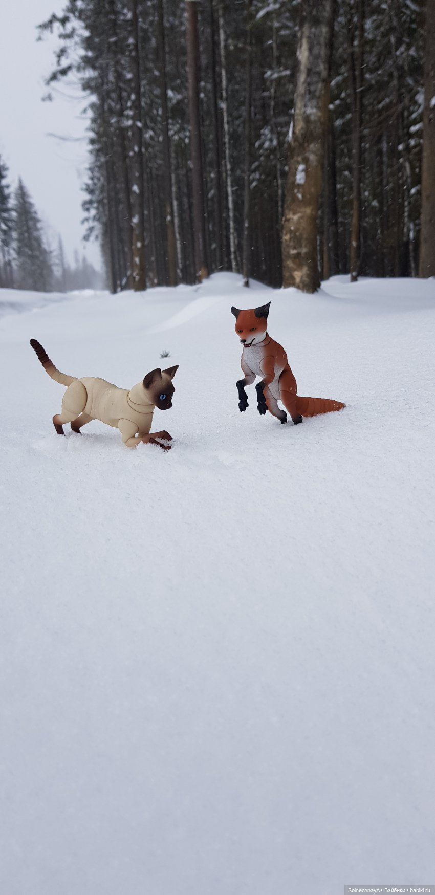 Кот и лиса — Фотоистории с куклами BJD (БЖД): сериалы