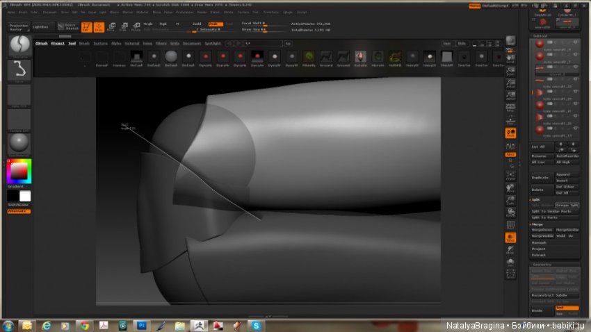 Шарниры Zbrush часть 3 — Создание шарнирной куклы (BJD): Чертежи