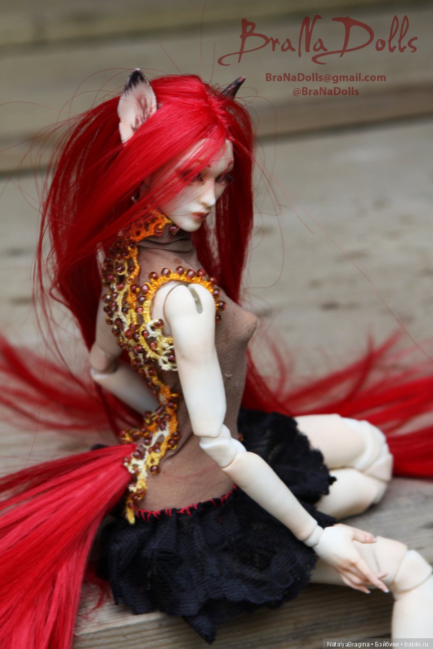 Красная лиса — Авторские шарнирные куклы своими руками: лепка (фото 2)