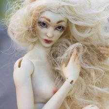 Кудряшка. Авторская шарнирная кукла