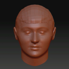 3д портрет по одной фотографии.