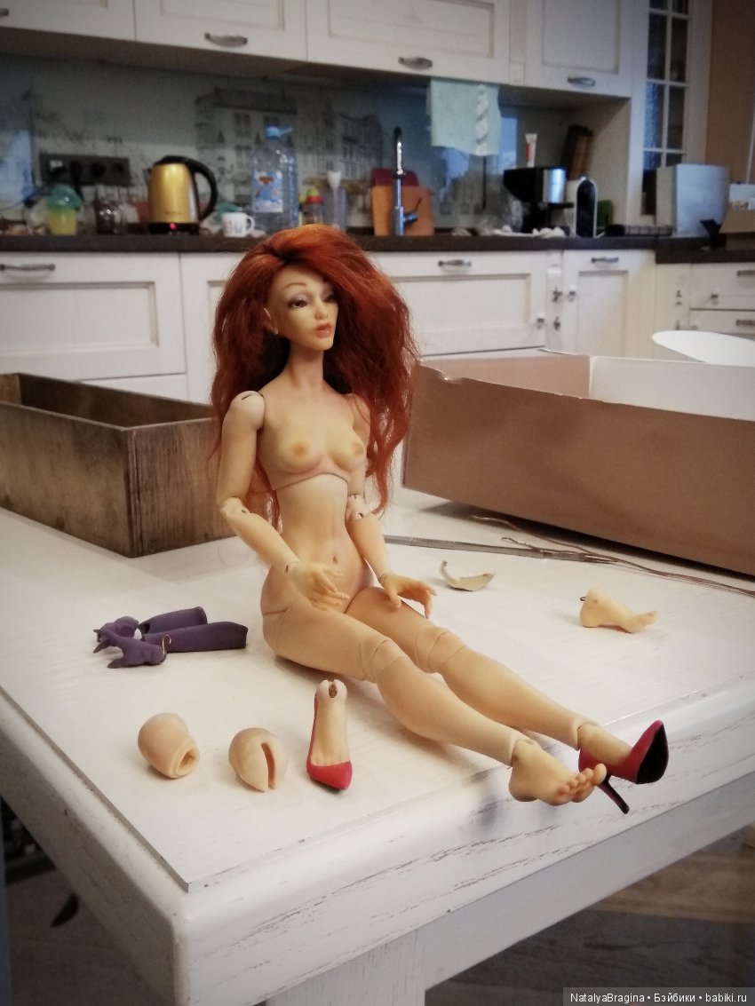Джессика Рэббит — Авторские шарнирные куклы своими руками: лепка
