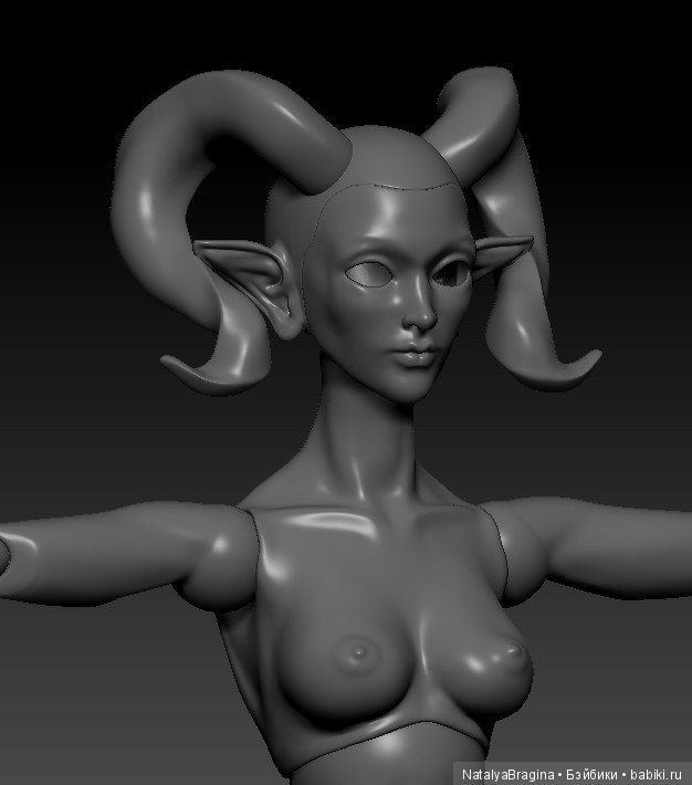 Сатир. Моделирование в Zbrysh (фото 5)