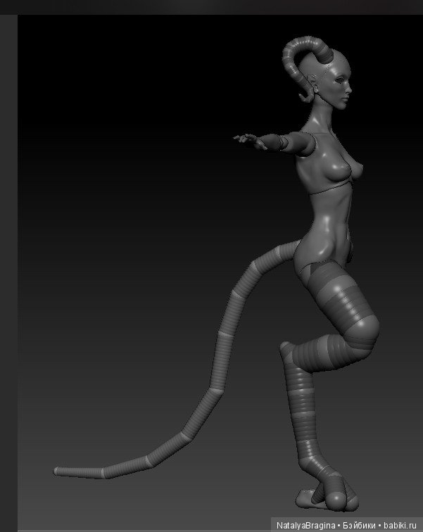 Сатир. Моделирование в Zbrysh (фото 3)