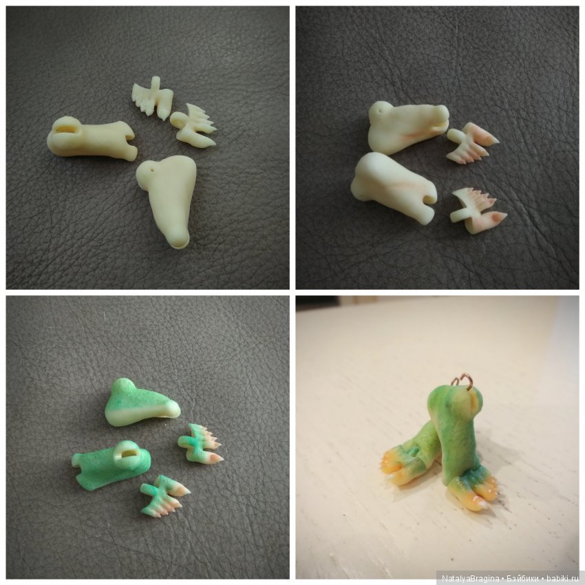 Процесс росписи ящера — МК по мейку и росписи: Faceup (фото 2)