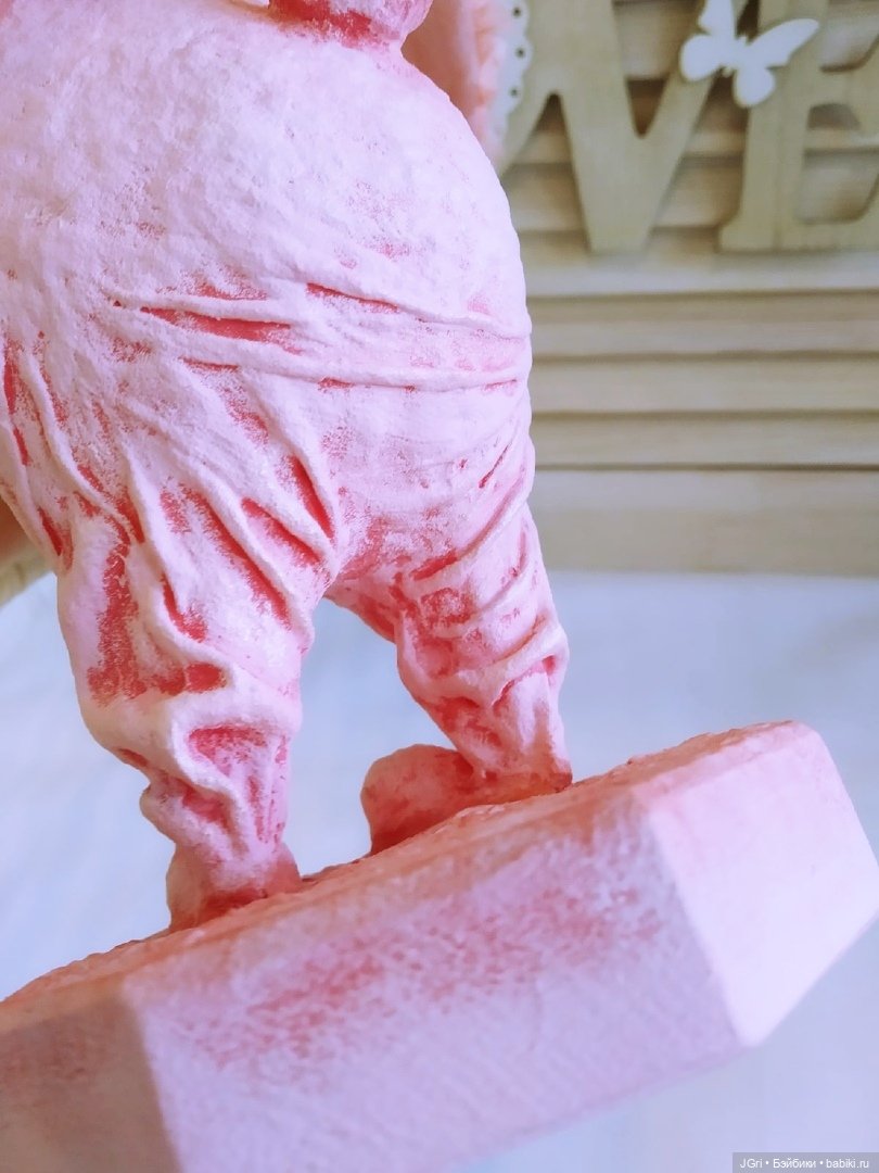 Новая жизнь старой куклы. Розовый кролик