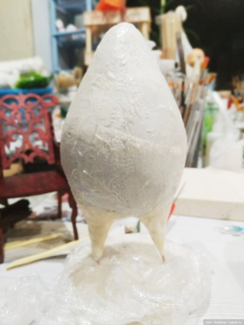 Новая жизнь старой куклы. Розовый кролик (фото 2)