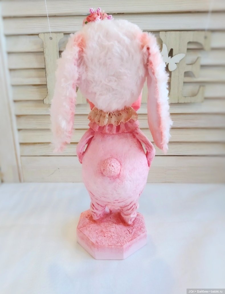 Новая жизнь старой куклы. Розовый кролик