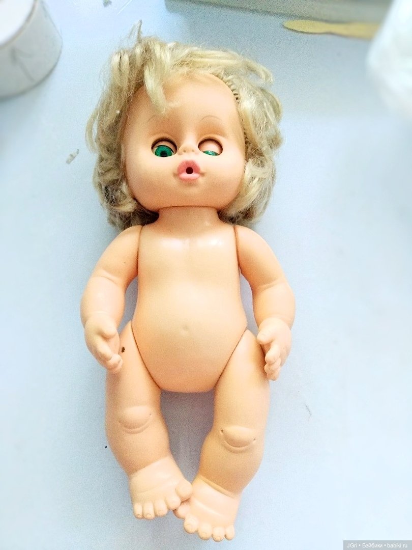 Новая жизнь старой куклы. Розовый кролик