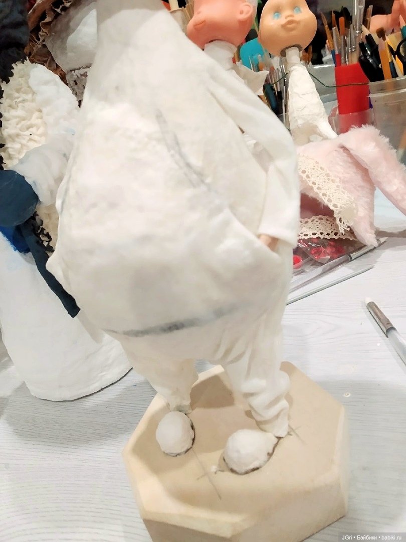 Новая жизнь старой куклы. Розовый кролик (фото 7)