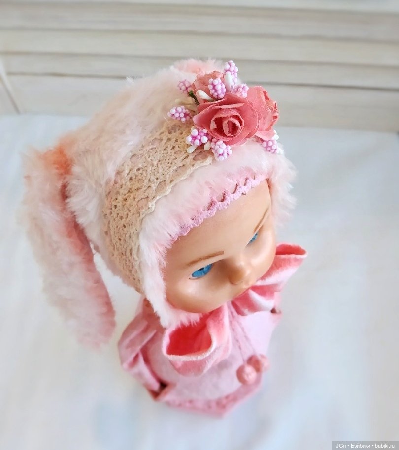 Новая жизнь старой куклы. Розовый кролик