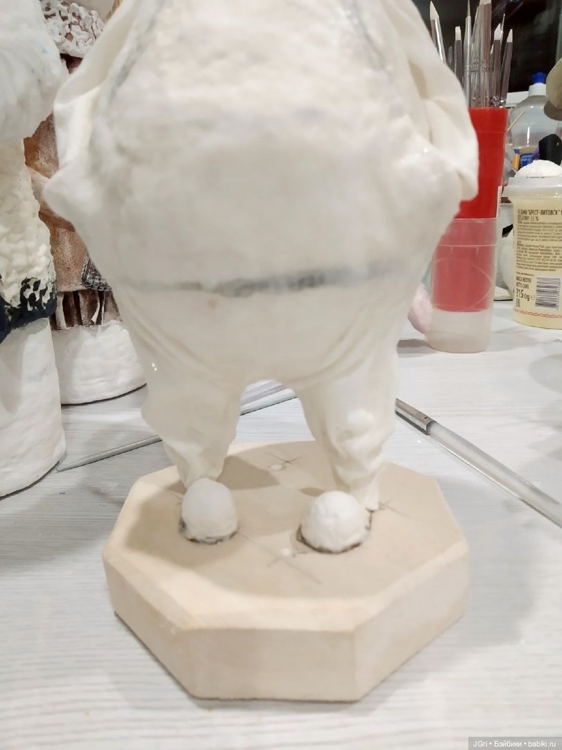 Новая жизнь старой куклы. Розовый кролик (фото 5)