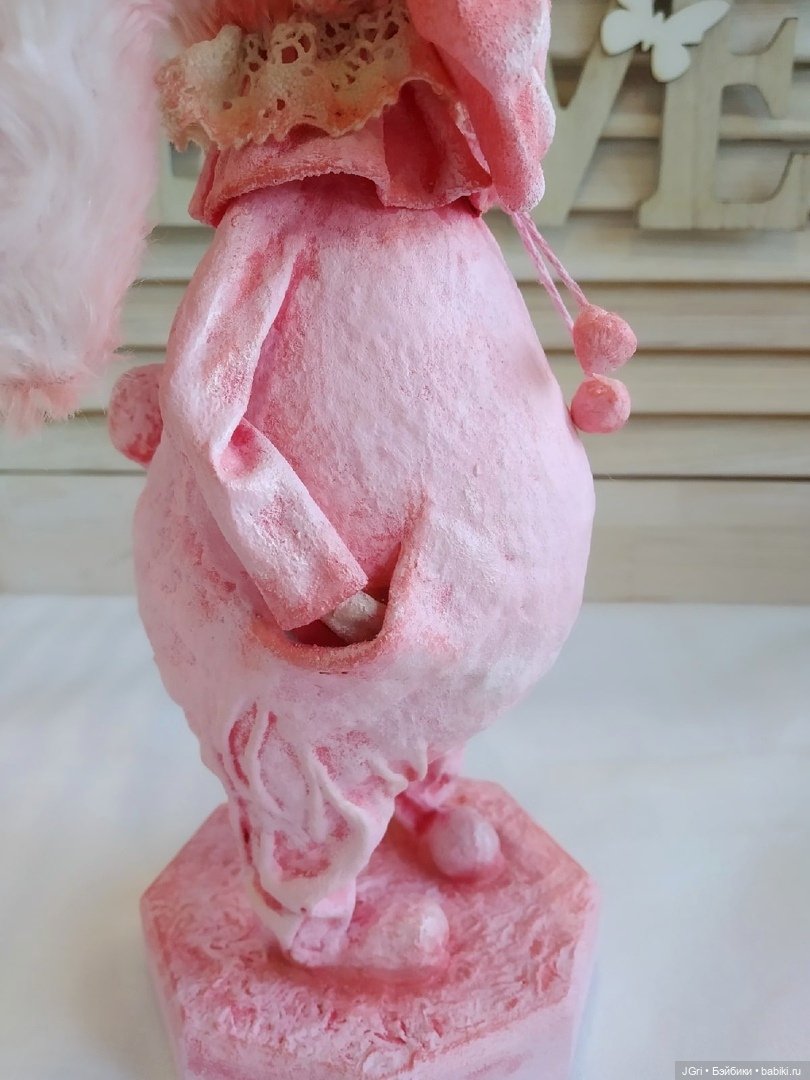 Новая жизнь старой куклы. Розовый кролик