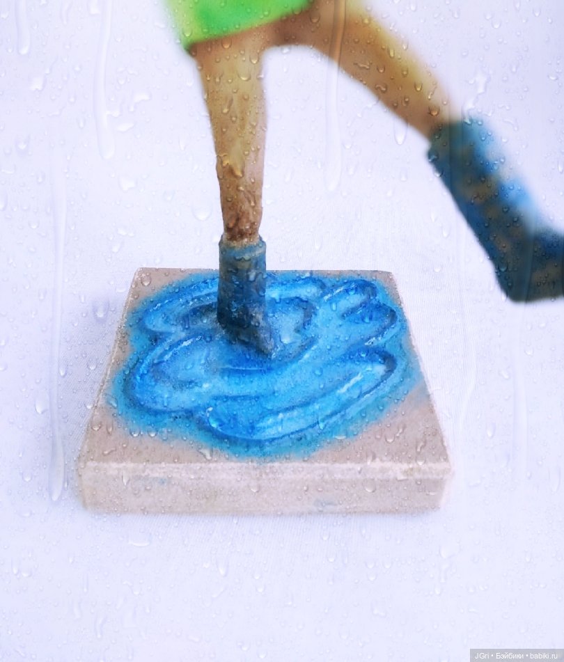 Новая жизнь старой куклы. Цветы для мамы