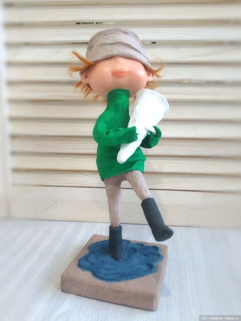 Новая жизнь старой куклы. Цветы для мамы (фото 10)