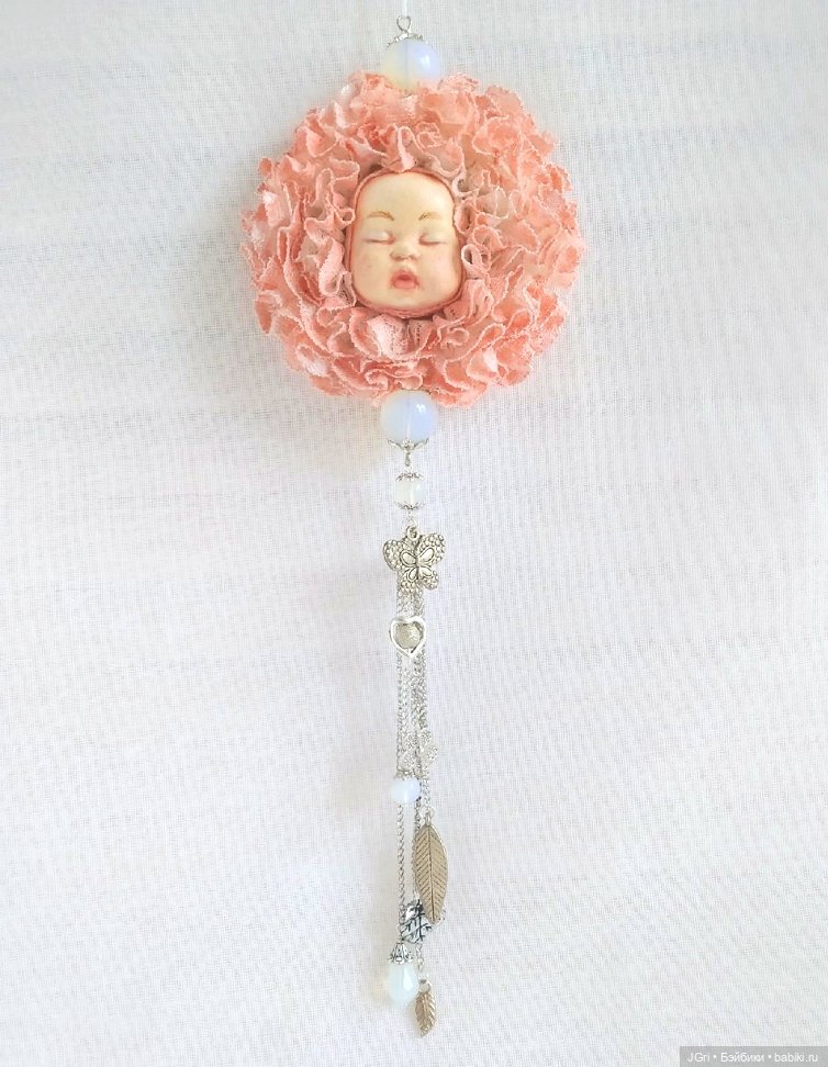 Подвес с кукольным личиком | Бэйбики Подвес с кукольным личиком