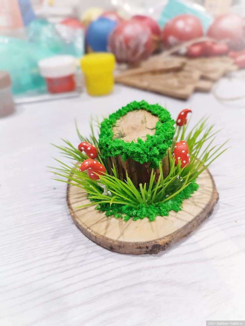 Как создавалась люлька для мини-куколки или пупса (фото 9)