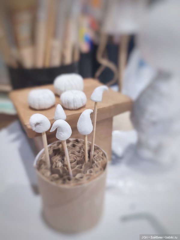 Как создавалась люлька для мини-куколки или пупса (фото 6)