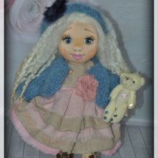 Как и обещала, десять моих текстильных лялечек готовы! Одеваемся потихоньку