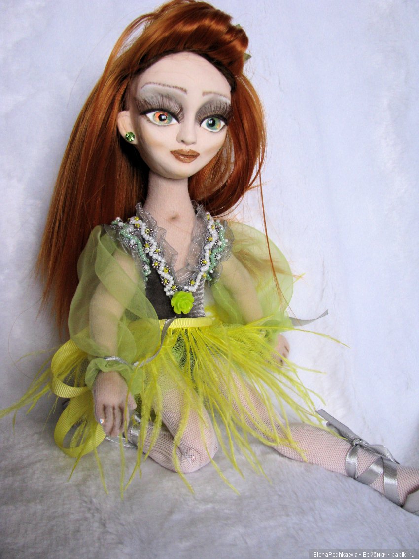 Балерина. Кукла шарнирная, интерьерная. Моя мечта - балет (фото 7)