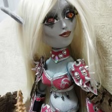 Сильвана Ветрокрылая,  шарнирная интерьерная кукла. Вождь Орды, Темная госпожа