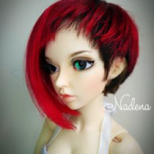 Парик на Minifee с асимметричной стрижкой