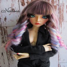 Парик разноцветный