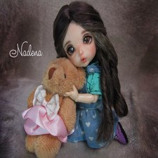 Сашенька с мишей