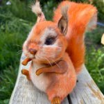 Белочка авторская игрушка