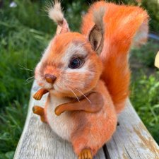 Белочка авторская игрушка