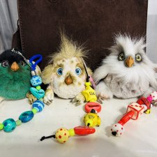 Брелки - птицы