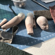 Создание первой шарнирной куклы часть 5