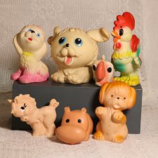 Разные резиновые игрушки СССР