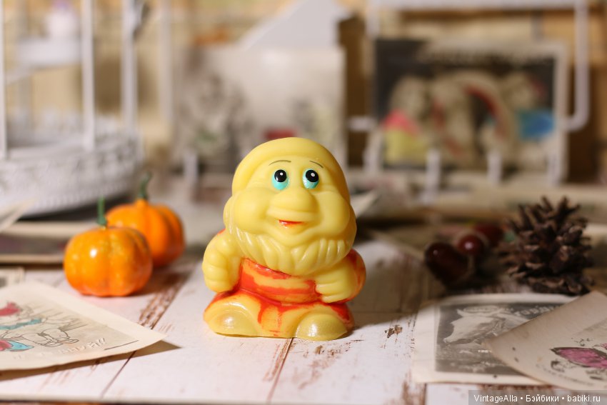 Про гнома, лису и зайца — Игрушки СССР и советского детства: резиновые (фото 4)