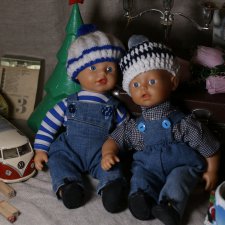 Близнецы. Ботаник и Моряк. Куклы Little baby born