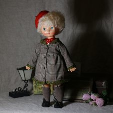 Кукла СССР Лида (СИП) в многослойном наряде