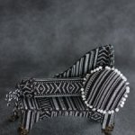 Диван (тафта) + 2 подушки 1/6 для кукол и игрушек