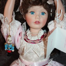 Коллекционная виниловая кукла Клара из балета Чайковского Щелкунчик LE Susan Wakeen 43 см