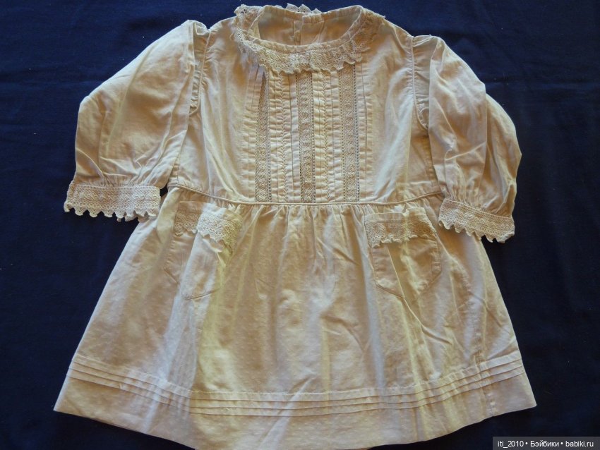 Старинные детские платьица и не только