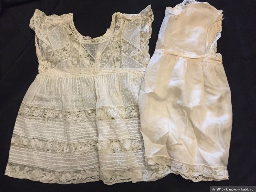 Старинные детские платьица и не только