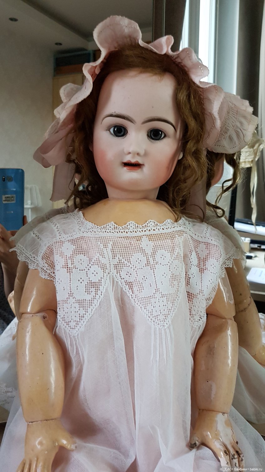 Загадка оказалась RABERY DELPHIEU (RD)>>>>>Помогите опознать французскую антикварную куклу c клеймом 2 B (фото 4)