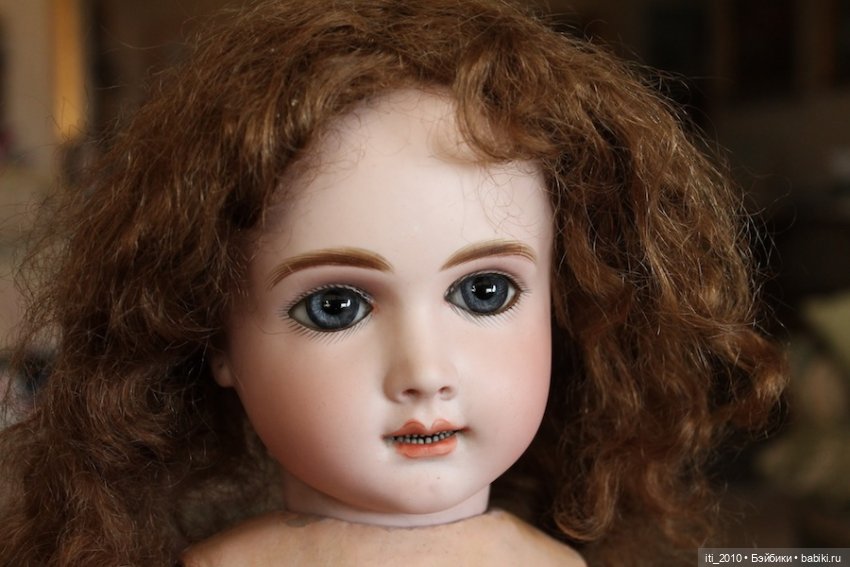 "Девушка-ВЕСНА"- реплика антикварной куклы Andre Thuillier (AT) от Jamie Englert (Джейми Энглерт) в наряде от Mary Lambeth