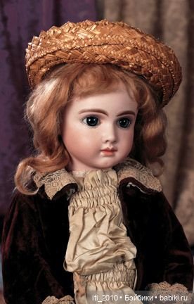 "Девушка-ВЕСНА"- реплика антикварной куклы Andre Thuillier (AT) от Jamie Englert (Джейми Энглерт) в наряде от Mary Lambeth