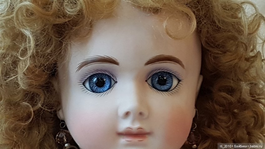 "Девушка-ВЕСНА"- реплика антикварной куклы Andre Thuillier (AT) от Jamie Englert (Джейми Энглерт) в наряде от Mary Lambeth