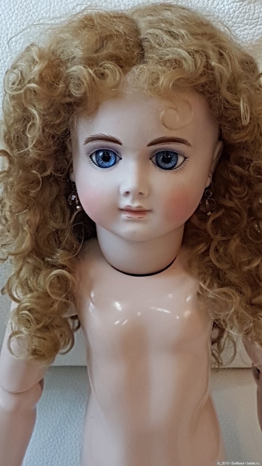 "Девушка-ВЕСНА"- реплика антикварной куклы Andre Thuillier (AT) от Jamie Englert (Джейми Энглерт) в наряде от Mary Lambeth