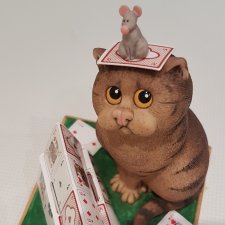 Статуэтка КОТ "ИГРОК" -15 Статуэтка КОТ "ИГРОК" -15